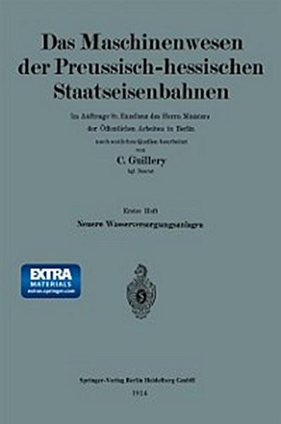 Neuere Wasserversorgungsanlagen der Preussisch-hessischen Staatseisenbahnen