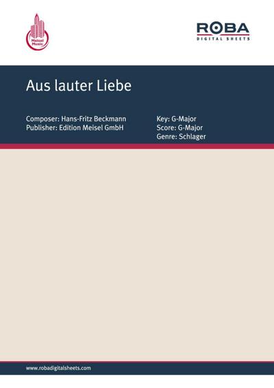Aus lauter Liebe