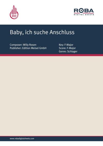 Baby, ich suche Anschluss