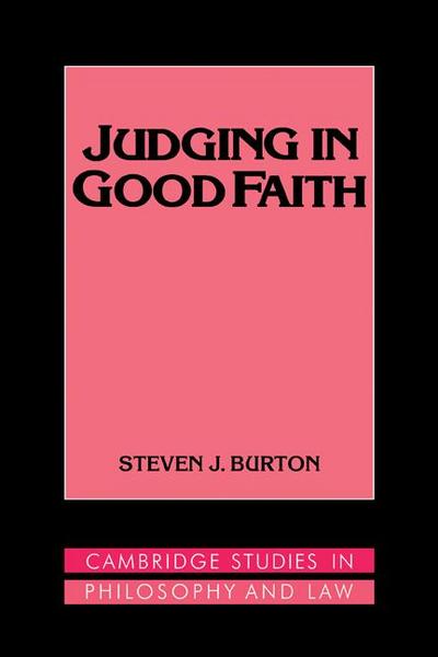 Judging in Good Faith