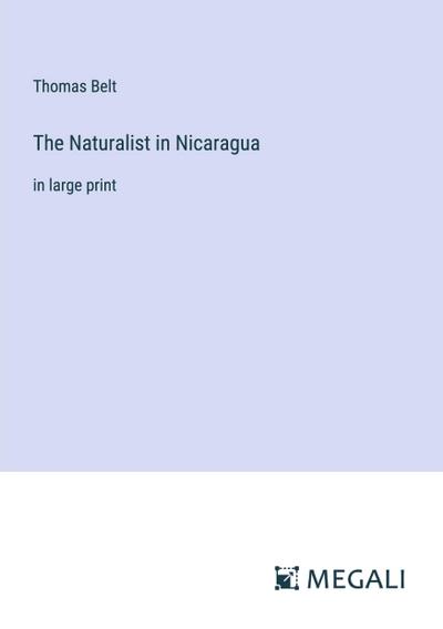 The Naturalist in Nicaragua