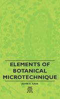 Elements of Botanical Microtechnique