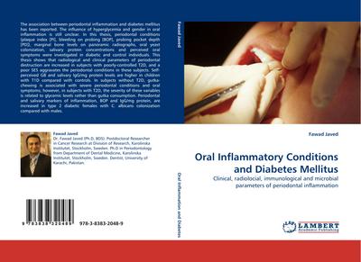 Oral Inflammatory Conditions and Diabetes Mellitus