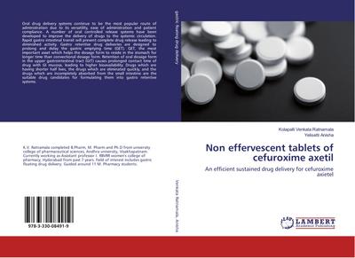 Non effervescent tablets of cefuroxime axetil