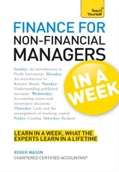 Finance For Non-Financial Managers In A Week