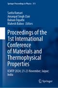 Proceedings of the 1st International Conference on Materials and Thermophysical Properties