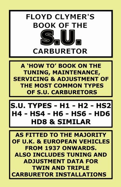Floyd Clymer’s Book of the S.U. Carburetor