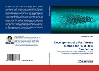 Development of a Fast Vortex Method for Fluid Flow Simulation