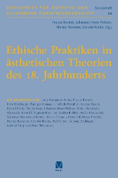 Ethische Praktiken in ästhetischen Theorien des 18. Jahrhunderts