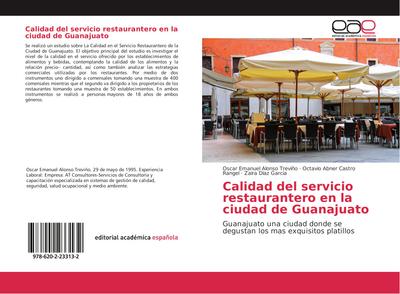 Calidad del servicio restaurantero en la ciudad de Guanajuato