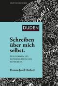 Schreiben über mich selbst.