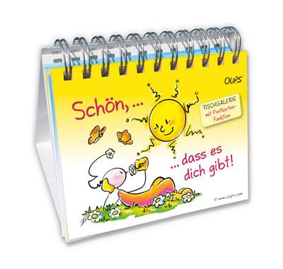 Oups Postkarten-Tischgalerie, m. 52 Beilage