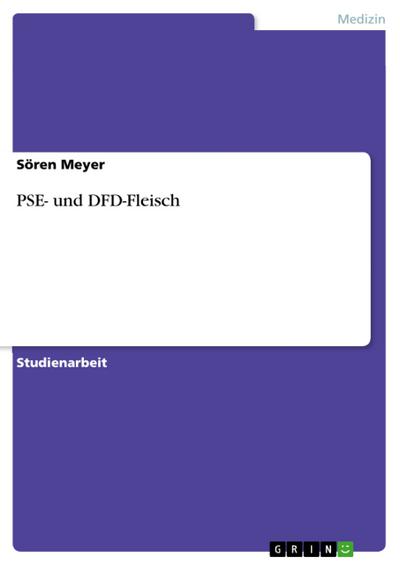 PSE- und DFD-Fleisch