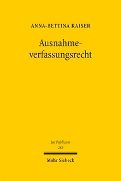 Ausnahmeverfassungsrecht