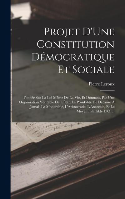 Projet D’Une Constitution Démocratique Et Sociale