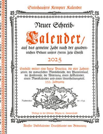 Steinhauers Kempter Kalender