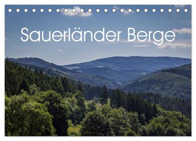 Sauerländer Berge (Tischkalender 2026 DIN A5 quer), CALVENDO Monatskalender