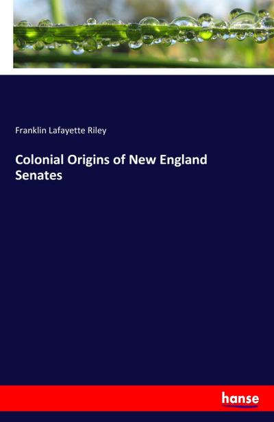 Colonial Origins of New England Senates