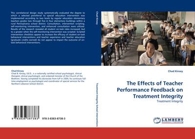 The Effects of Teacher Performance Feedback on Treatment Integrity