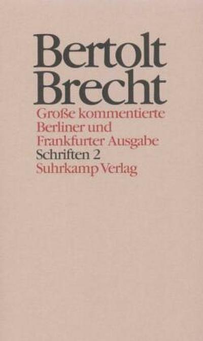 Werke, Große kommentierte Berliner und Frankfurter Ausgabe Schriften, 2 Bde.. Tl.2