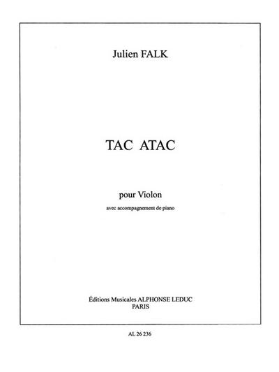 TAC ATAC POUR VIOLON AVEC ACCOM-PAGNEMENT DE PIANO