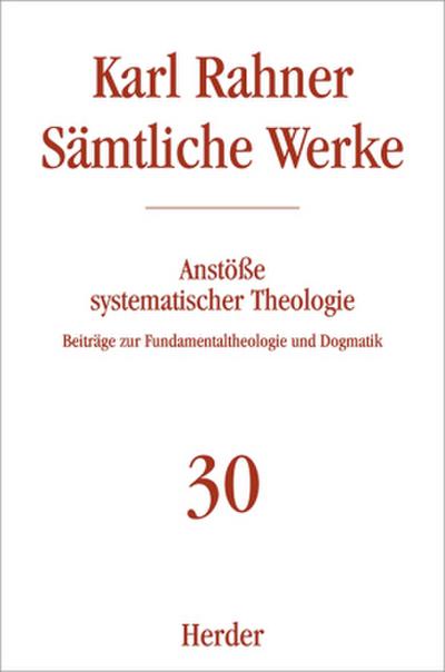 Karl Rahner Sämtliche Werke