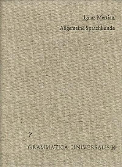 Allgemeine Sprachkunde
