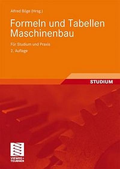 Formeln und Tabellen Maschinenbau