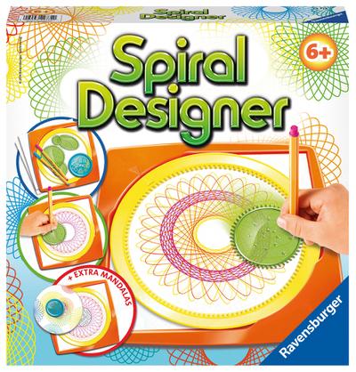 Ravensburger Spiral-Designer, Zeichnen lernen für Kinder ab 6 Jahren, Kreatives Zeichen-Set für farbenfrohe Spiralbilder und Mandalas