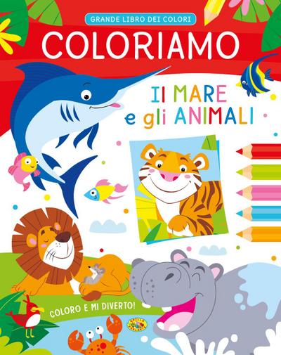 Coloriamo il mare e gli animali