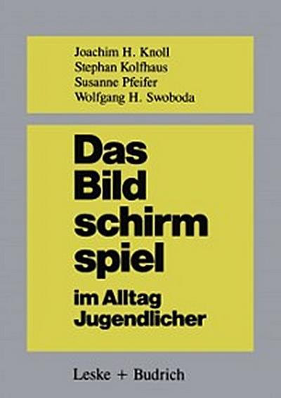 Das Bildschirmspiel im Alltag Jugendlicher