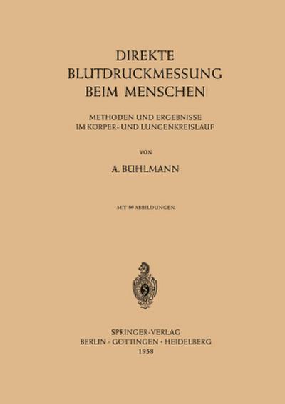 Direkte Blutdruckmessung Beim Menschen