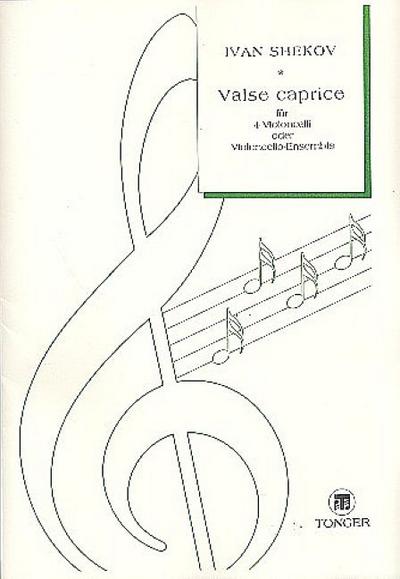 Valse Caprice für 4 VioloncelliPartitur und Stimmen