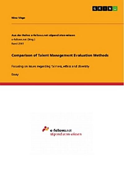 Comparison of Talent Management Evaluation Methods