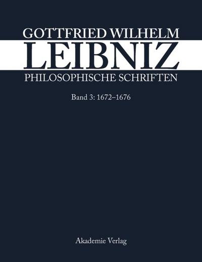 Philosophische Schriften 3