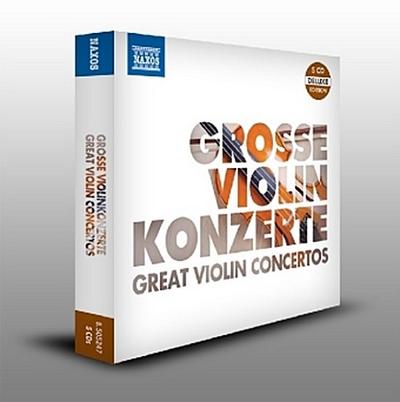 Große Violinkonzerte / Great Violin Concertos, 5 Audio-CDs