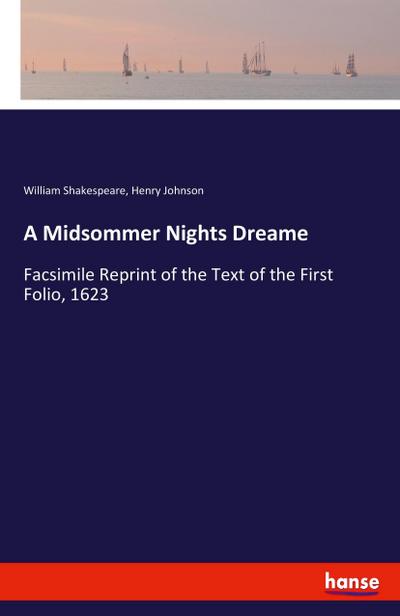 A Midsommer Nights Dreame