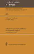 Differential Geometric Methods in Theoretical Phys
