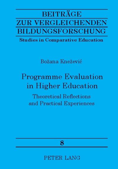Programme Evaluation in Higher Education