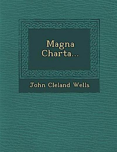 Magna Charta...