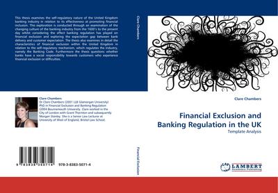 Financial Exclusion and Banking Regulation in the UK
