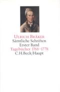 Sämtliche Schriften  Bd. 1: Tagebücher 1768-1778