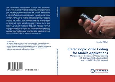 Stereoscopic Video Coding for Mobile Applications