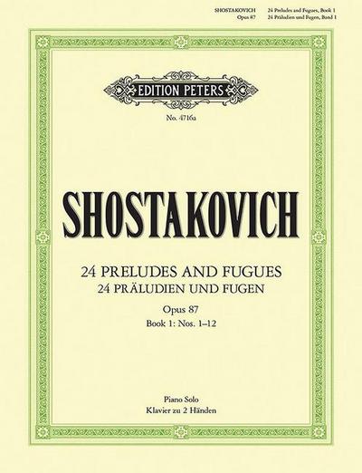 24 Preludes and Fugues Op. 87 for Piano: Sheet