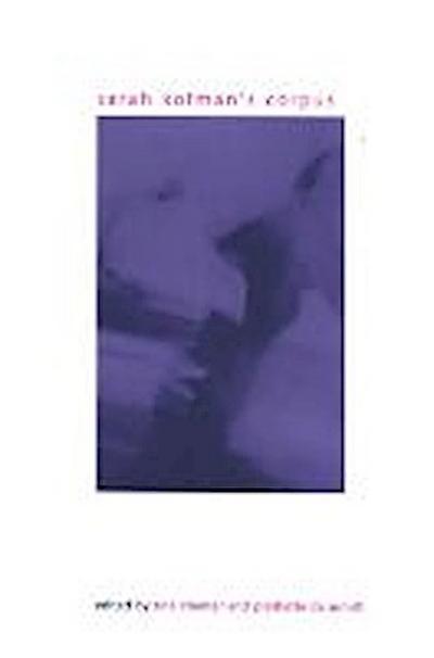 Sarah Kofman’s Corpus