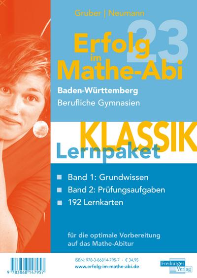 Erfolg im Mathe-Abi 2023 Lernpaket ’Klassik’ Baden-Württemberg Berufliche Gymnasie, 3 Teile