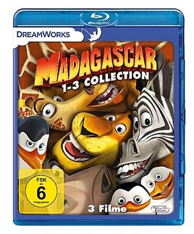 Madagascar 1-3 BLU-RAY Box