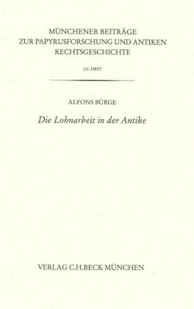 Die Lohnarbeit in der Antike
