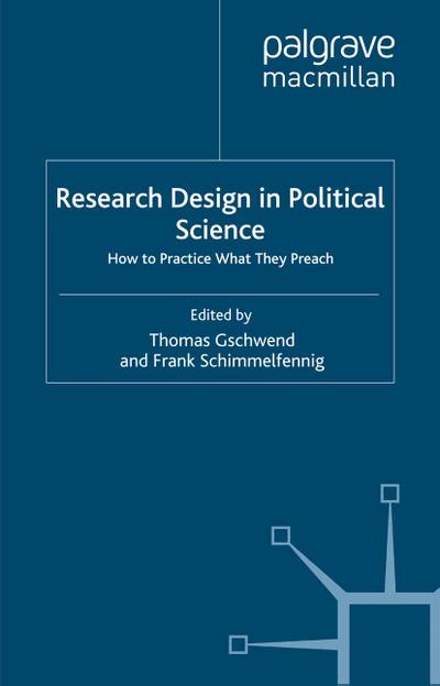 Research Design in Political Science