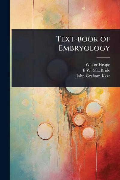 Text-book of Embryology
